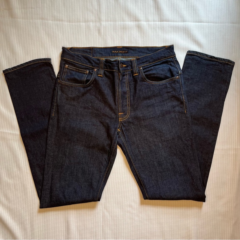 NUDIE JEANS TAPE TED 16 DIPS DRY Organic Denim, Men's W34xL34